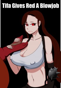 Tifa Gives Red A Blowjob