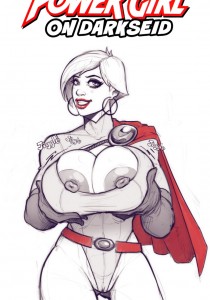 Power Girl On Darkseid