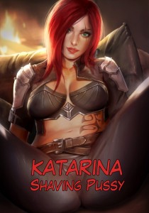 Katarina Shaving Pussy