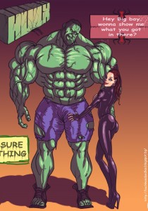 Hulk VS Black Widow