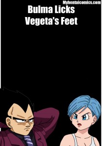 Bulma Licks Vegeta's Feet