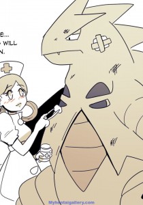 Nurse Joy x Tyranitar