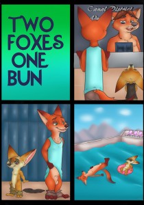 Two Foxes One Bun
